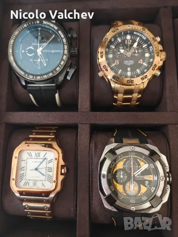 Лот от Часовници - Cartier, Nautica, Porsche design, Festina