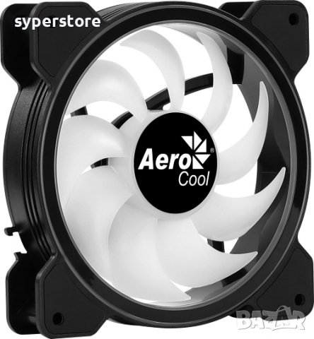 Вентилатор за компютър 120х120х25мм Aerocool ACF3-ST10237.01 1000RPM, снимка 2 - Други - 40104664