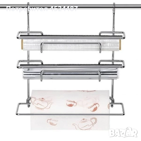 Държач за кухненска хартия - троен 33xH36cm