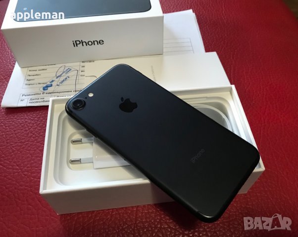 Apple iPhone 7 32Gb black mate  Фабрично отключен, снимка 5 - Apple iPhone - 36688492