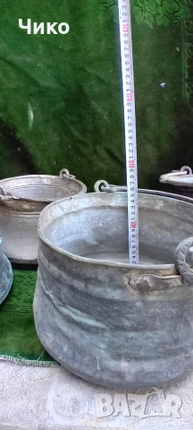 1бр малко бакърено менчета , снимка 3 - Антикварни и старинни предмети - 54125838