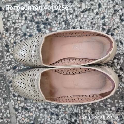 ПОДАРЯВАМ ДАМСКИ ОБУВКИ ЕСТЕСТВЕНА КОЖА Н.40, снимка 6 - Дамски обувки на ток - 52271472