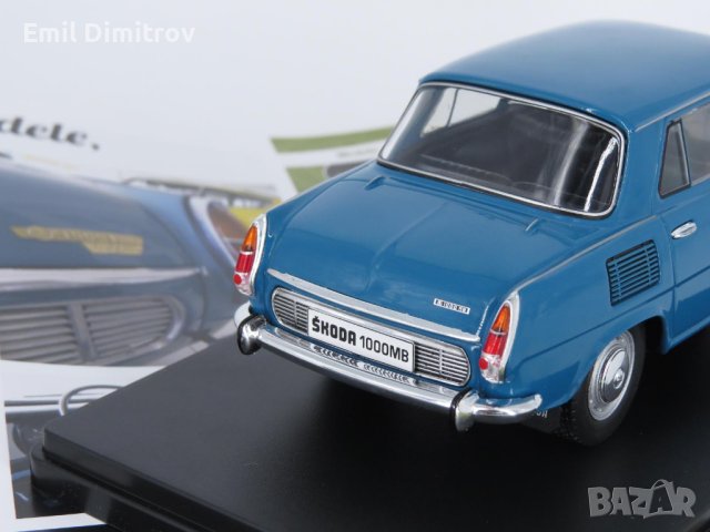 Колекционерско моделче на SKODA-1000MB в мащаб 1:24, снимка 6 - Колекции - 42344743