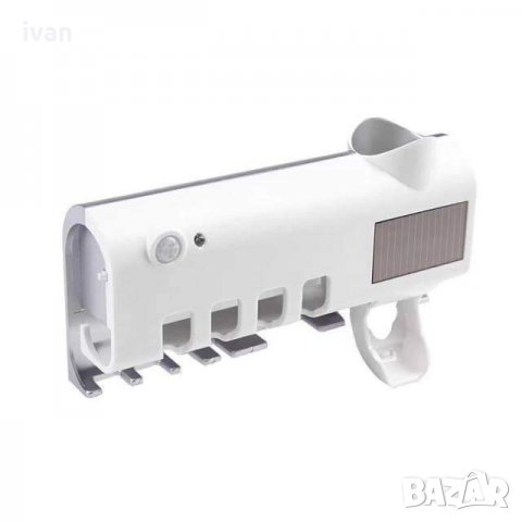 Намаление. комплект за баня - ултравиолетов стерилизатор за 4 четки и автоматичен диспенсър., снимка 6 - Други стоки за дома - 31086337