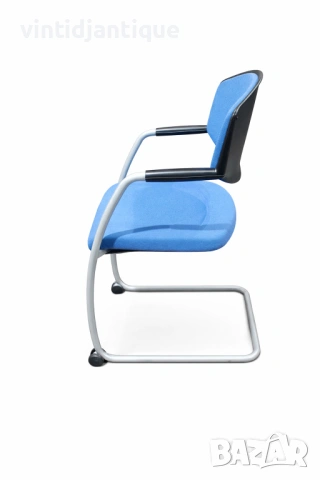 Конферентни столове с S-образна рамка Stoll Giroflex 16 син, снимка 5 - Столове - 54065100
