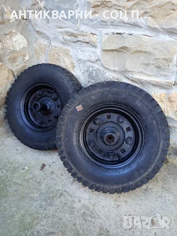 Комплект Стари Джанти С Гуми За Мотофреза.