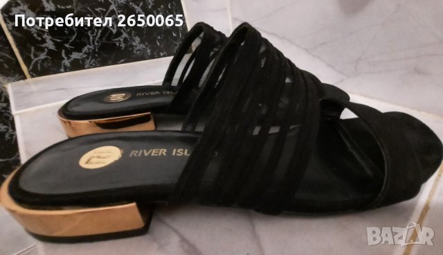 Орг.нисък чехъл River island 37 размер, снимка 6 - Чехли - 37629101