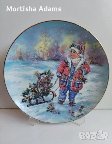 Колекционерска чиния The Leonardo Collection , снимка 2 - Колекции - 52263060