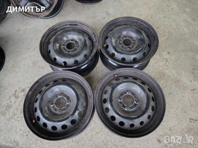 4бр.Железни джанти 15ки за NISSAN Micra 4x100 5.5j et43