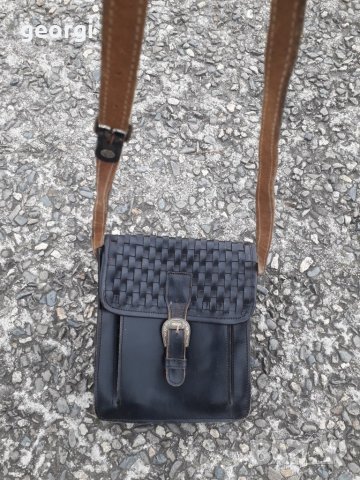 Кожена чанта през рамо естествена кожа    15/4, снимка 11 - Чанти - 31443307