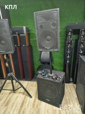 Активна система IBIZA cube-1512 с Bluetooth 15-ка бас каса  и 2бр 12--ки , снимка 3 - Тонколони - 56096493