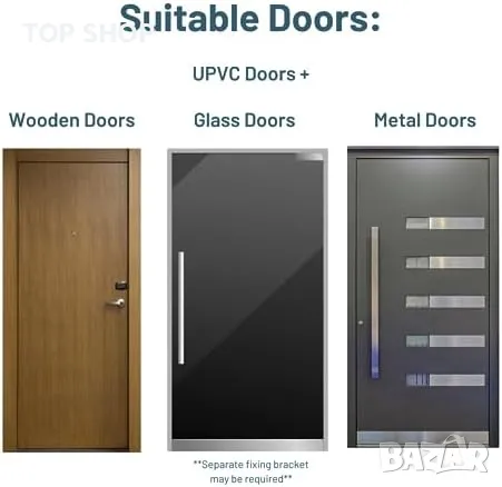 Нова SecureMyDoor Maglock - Професионална Електромагнитна Брава 272кг, снимка 4 - Други стоки за дома - 49638587