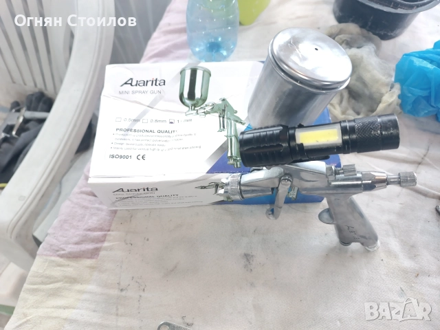 Продавам Бояджийски Пистолет , снимка 5 - Автотенекеджийски и автобояджийски - 52713347