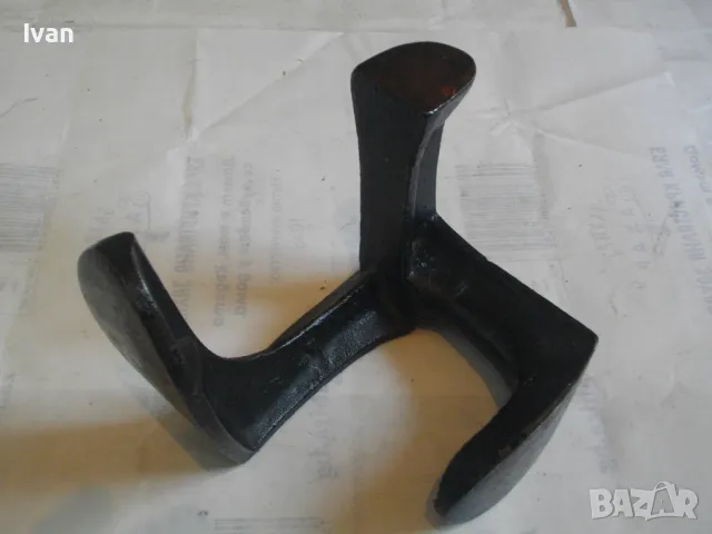 Heimschuster 170мм/2,2кг НОВА НЕМСКА ОРИГИНАЛНА СТАРО КАЧЕСТВО НАКОВАЛНЯ ТРИСТРАННА ТИП ОБУЩАРСКА, снимка 7 - Други инструменти - 48269554