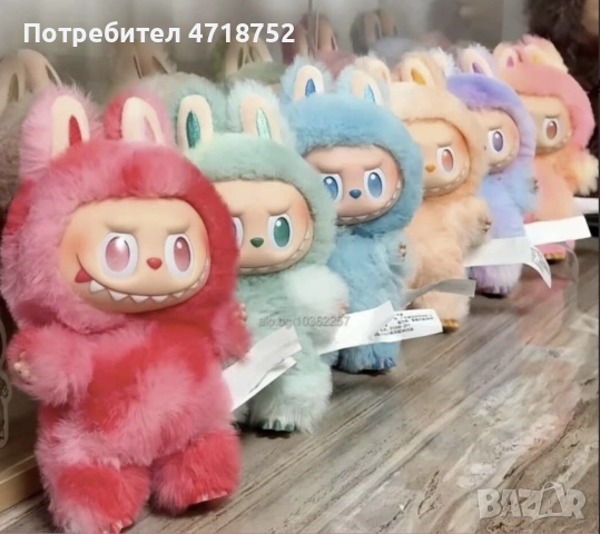 Лабубу 25см и 15см различни цветове, снимка 2 - Плюшени играчки - 53221486