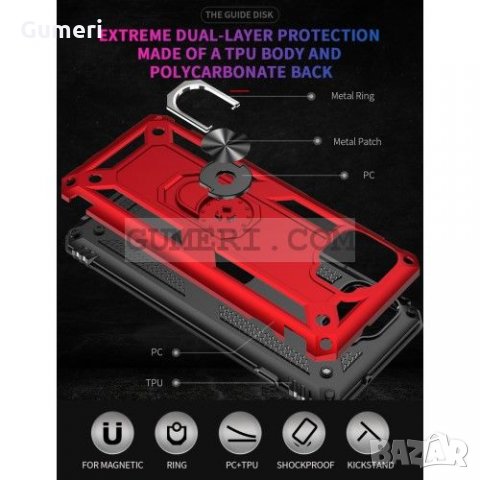 Motorola Moto G 5G Plus Удароустойчив гръб с метален пръстен , снимка 8 - Калъфи, кейсове - 31018496