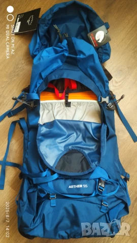 Osprey Aether 55 Deep Water Blue , снимка 5 - Раници - 39351837