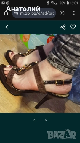 Продавам дамски сандали Guess, снимка 3 - Сандали - 54028332