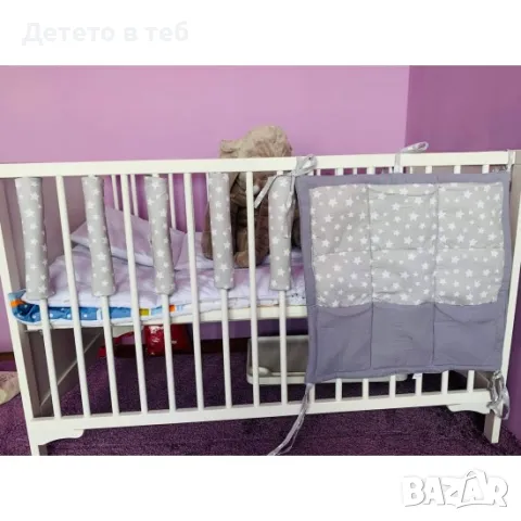 Протектор за решетка на бебешко легло, снимка 1