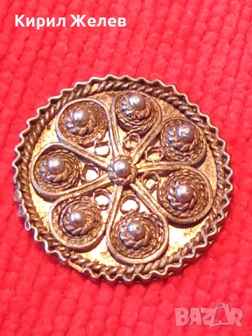 СТАРИННО ФИЛИГРАННО СРЕБРО БИЖУ АПЛИКАЦИЯ ВЪЗРОЖДЕНСКО РЪЧНА ЮВЕЛИРНА ИЗРАБОТКА 3598, снимка 6 - Антикварни и старинни предмети - 30396581