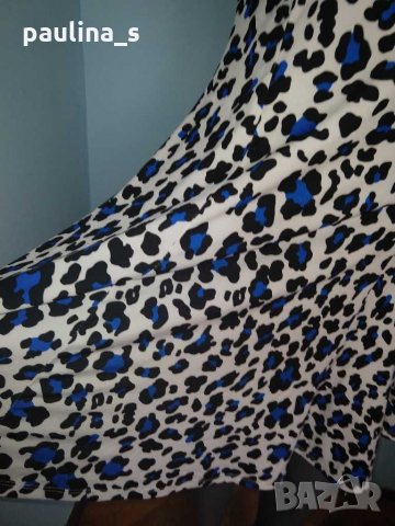 Два броя / Маркова рокля в леопардов принт " и" Stradivarius STR" / унисайз , снимка 6 - Рокли - 30235408
