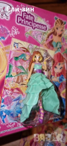 winx club fairy princess Флора фигурка, мини кукличка, нова в опаковката