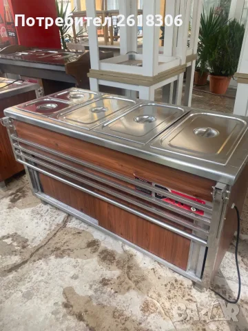 Хотелски работещи бенмарита за топла храна, снимка 2 - Печки, фурни - 55974126