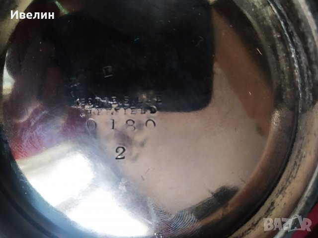 стара посребрена барокова кана, снимка 5 - Антикварни и старинни предмети - 29811943