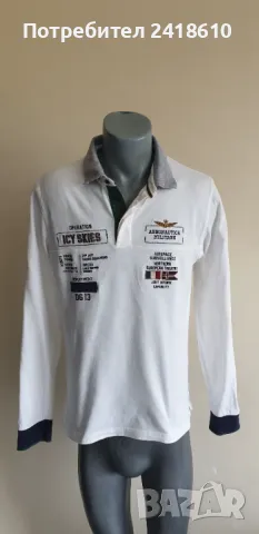 Aeronautica Militare Mens Size 50 / L - M  ОРИГИНАЛ! Мъжка Блуза!, снимка 8 - Блузи - 49795925