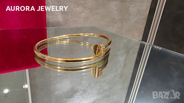 CARTIER Nail Gold Juste un Clou Small Model Унисекс Гривна Пирон, снимка 4 - Гривни - 53169829