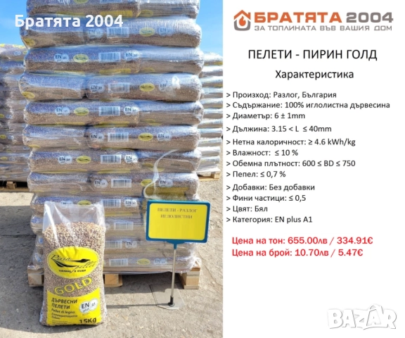 Пелети Schneider с най висок клас ENPlus А1. - БРАТЯТА 2004, снимка 5 - Пелети - 33531097