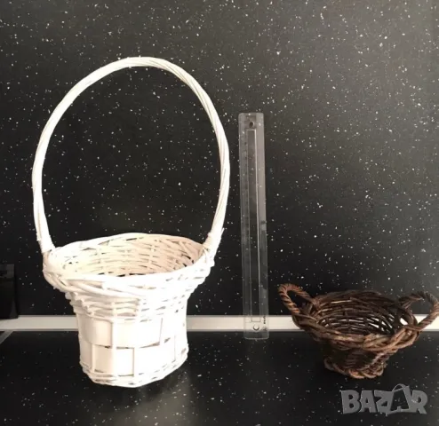 Бамбук и дърворезба - ръчна изработка; кошнички, снимка 7 - Други ценни предмети - 50136868