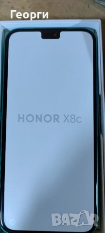 Honor X8C 8/256,зелен,3 години гаранция, нов телефон