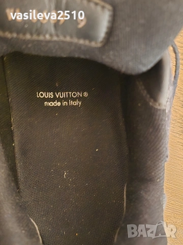 Louis Vuitton LV Trainer x Nigo Black Denim лимитирани мъжки кецове , снимка 7 - Маратонки - 53891284