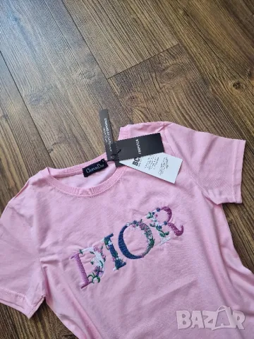 Страхотна дамска тениска DIOR   , нова с етикет, размер S / M ,L , XL, снимка 3 - Тениски - 49488572
