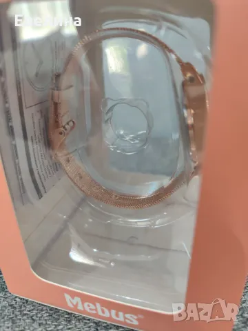 Нов! Дамски часовник с качествен механизъм Mebus цвят розово злато, снимка 3 - Дамски - 49391040