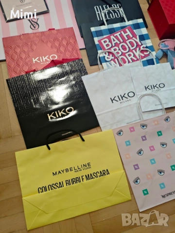 Маркови торбички и кутии Victoria's Secret, Bath and Body works, Kiko Milano, Guess, Pandora и други, снимка 5 - Други - 48374973