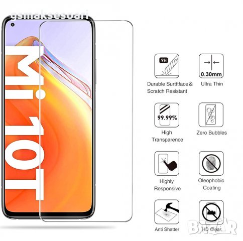 Xiaomi Mi10T / Mi10T Pro - Удароустойчив Стъклен Протектор, снимка 1