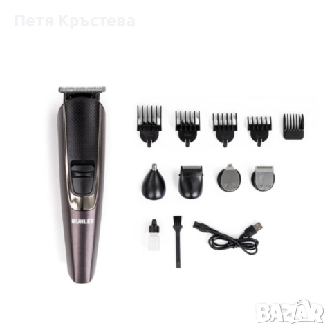 Машинка за подстригване, 5в1 Muhler, снимка 3 - Машинки за подстригване - 52791610