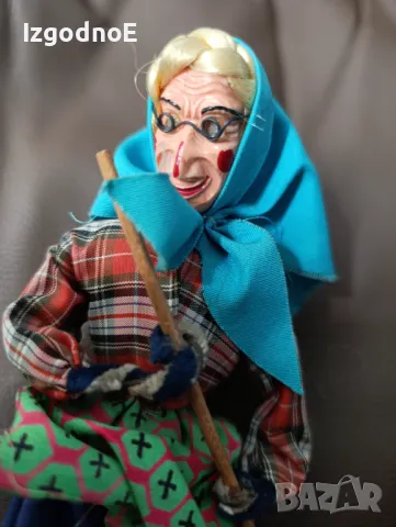 Баба Яга вещица , снимка 2 - Декорация за дома - 48625739