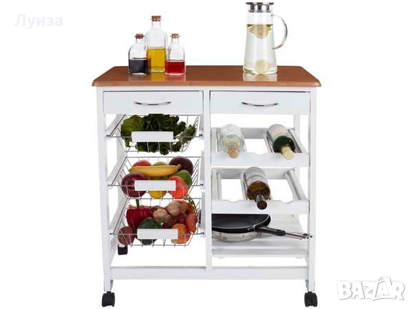 Супер практична сервизна количка, снимка 3 - Декорация за дома - 30152278