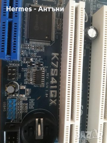ДЪНО K7S41GX Socket A (462)/754 +CPU + RAM, снимка 2 - Дънни платки - 40169887