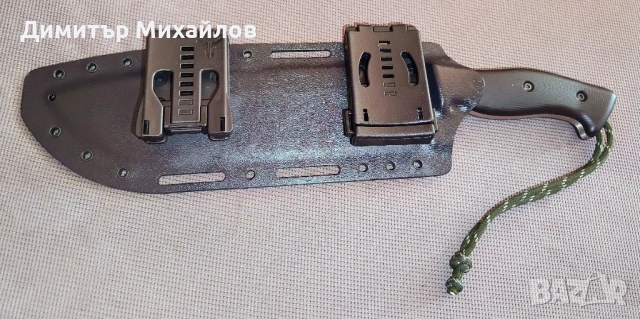 Нож Kodiak- SK85 - черен с черен coating на острието, снимка 2 - Ножове - 54124597