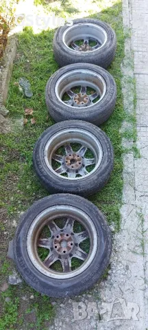 4бр лети джанти 5x112 6,5j 16h2 et 35 с летни гуми 205/55/16 , снимка 2 - Гуми и джанти - 47735025