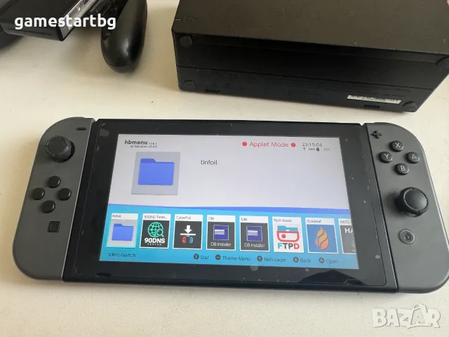 Nintendo Switch v1 32GB+64GB хакнато, снимка 2 - Nintendo конзоли - 56550677