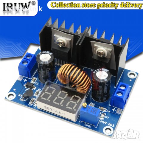 DC-DC преобразовател понижаващ контролер с волтметър с XL4016E 1 MPPT