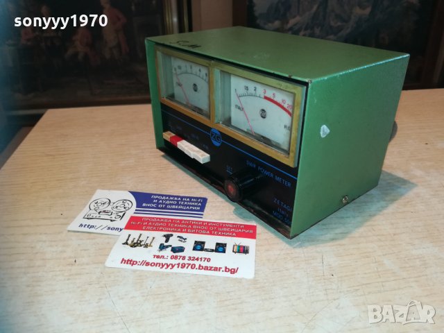 поръчано-zetagi model 500-swr power meter-made in italy, снимка 7 - Други - 30180359