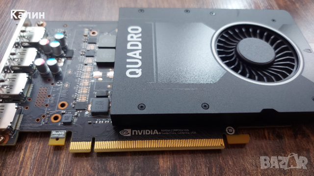 Продавам видеокарта Nvidia Quadro P2000 5 GB в перфектно състояние, снимка 2 - Видеокарти - 44781845