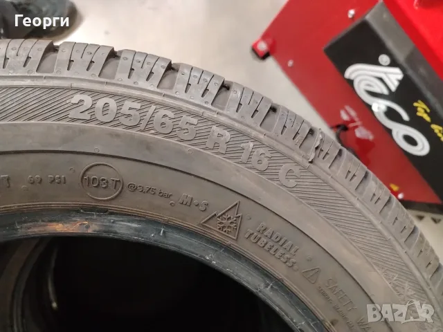 2бр.зимни гуми 205/65/16C Barum, снимка 6 - Гуми и джанти - 56334913