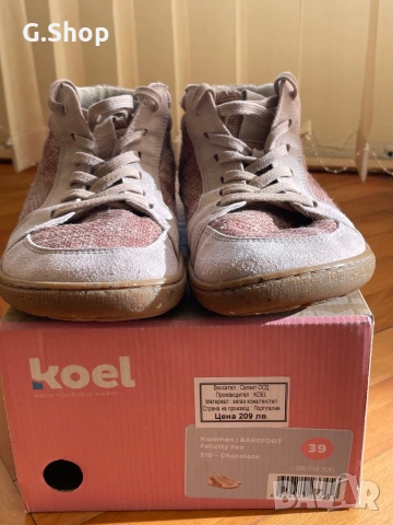 Koel Barefoot дамски кецове обувки веган боси обувки, снимка 4 - Дамски ежедневни обувки - 53077454